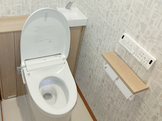 トイレリフォーム 掃除のしやすさとこだわりのデザインが魅力のレストルーム
